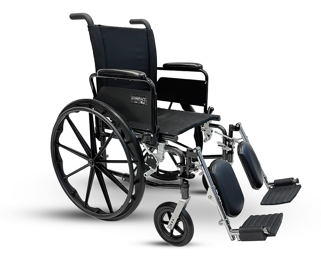 Custom ultralight K0005 manual wheelchair configured for full-time self-propulsion